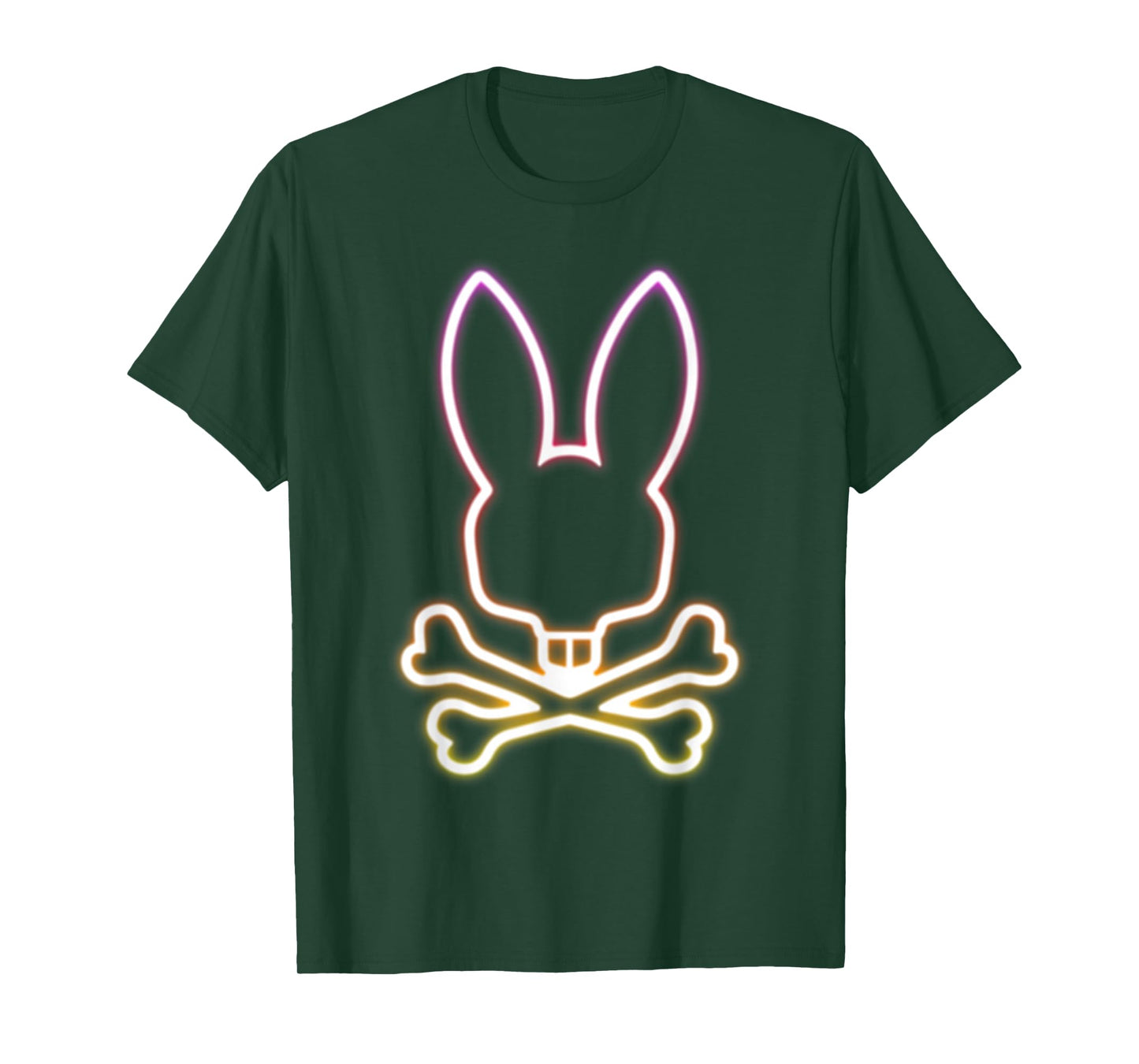 Scary Skull and Bad Crossbones Rabbit Horror Bunny T-Shirt