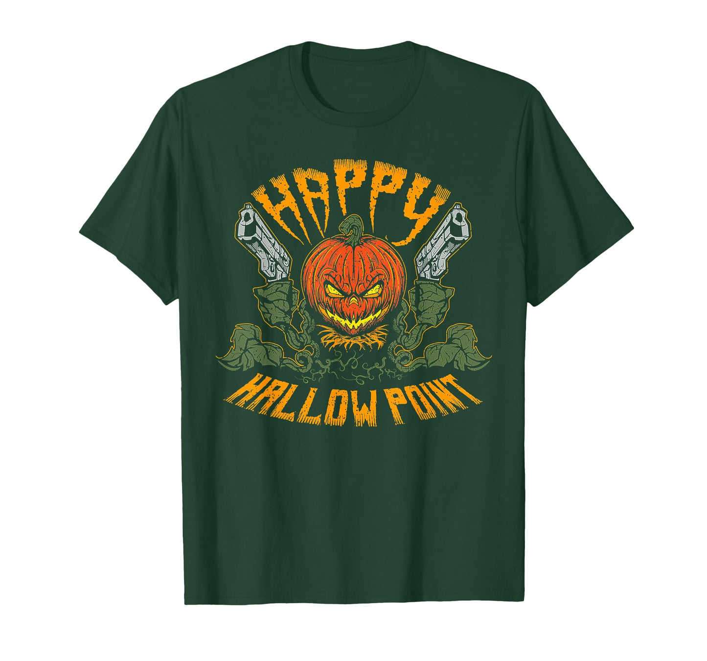 Happy Hallow Point Pumpkin Gun T-Shirt