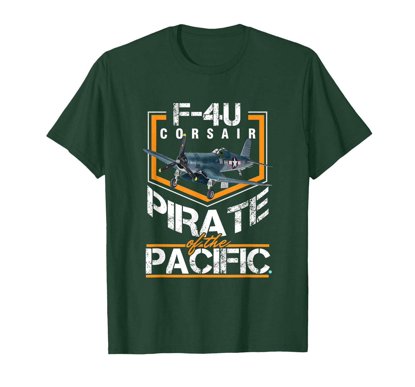 WW2 Plane F4U Corsair Pirate of the Pacific Shirt Gift T-Shirt