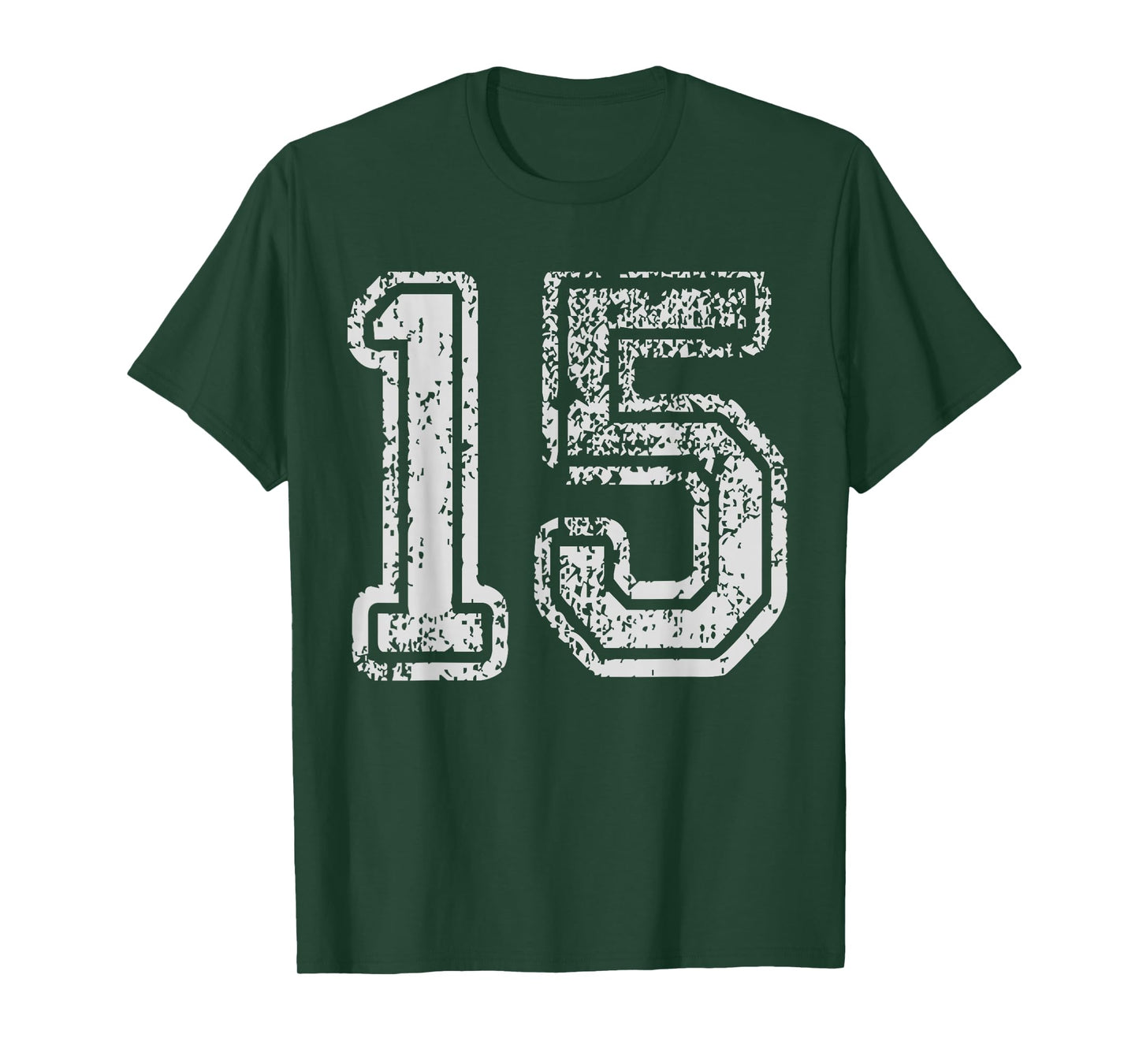 Team Jersey 15 Uniforms Number Fifteen School Sport Birthday T-Shirt
