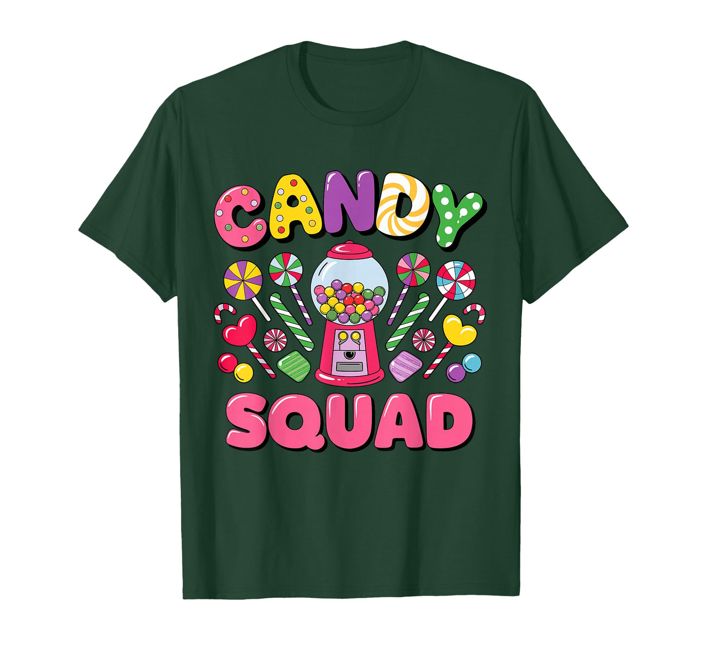 Groovy Candy Squad Sweetie Candy Land Candy Crew Halloween T-Shirt