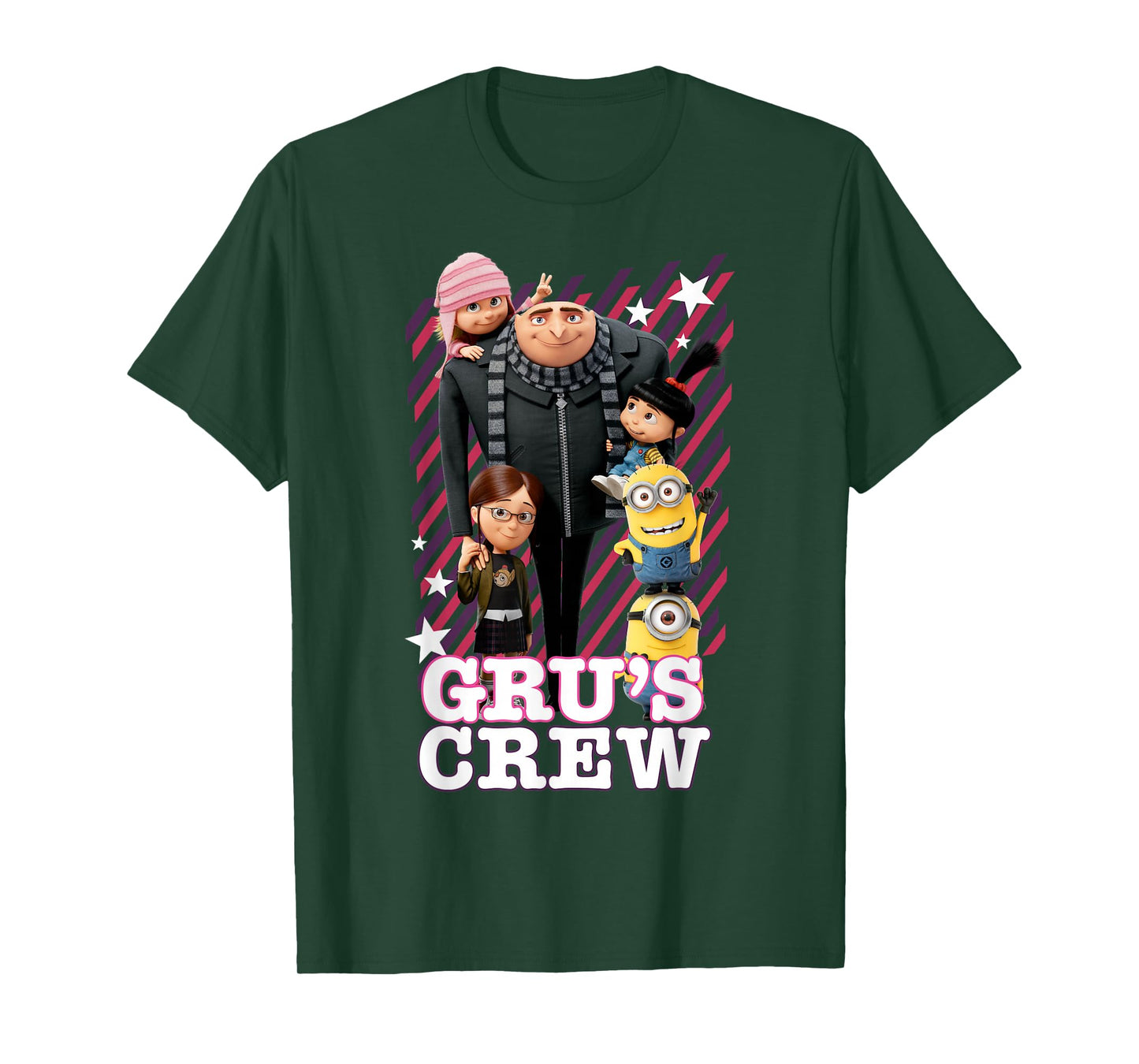 Despicable Me Minions Grus Whole Crew Graphic T-Shirt T-Shirt