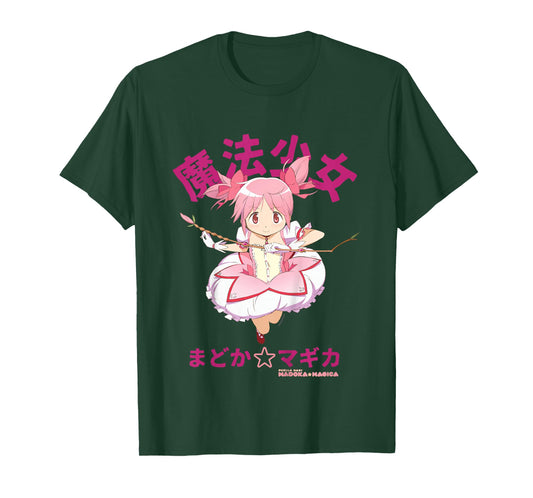 Madoka Kaname Rose Branch Bow Anime Kids T-Shirt