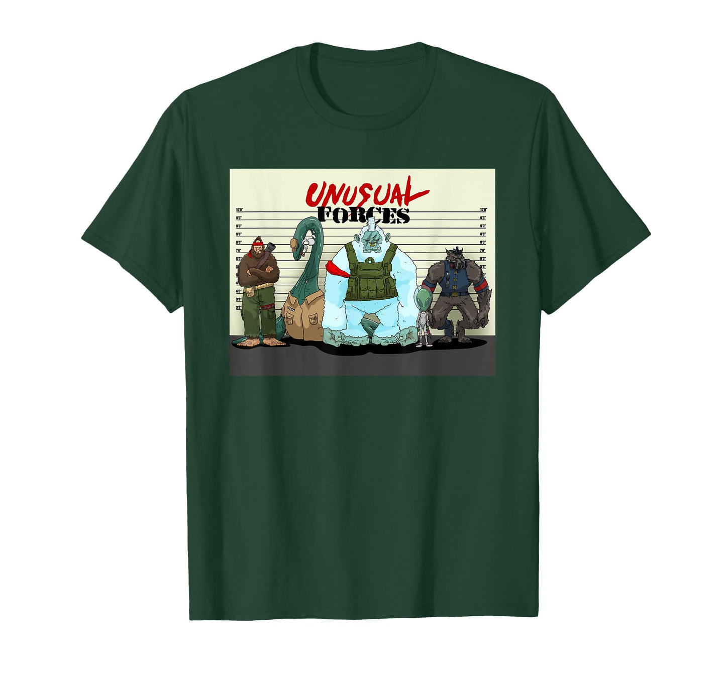 Funny Bigfoot Alien Lochness Monster Werewolf Cryptozoology T-Shirt