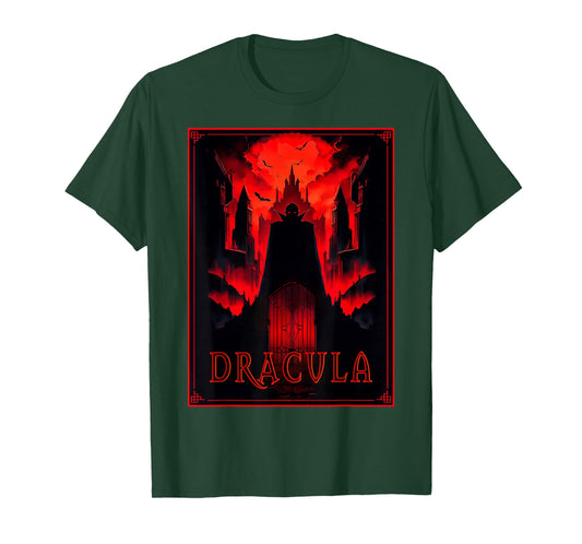 Dracula Gothic Horror Vampire Art -Halloween Vampire fans T-Shirt