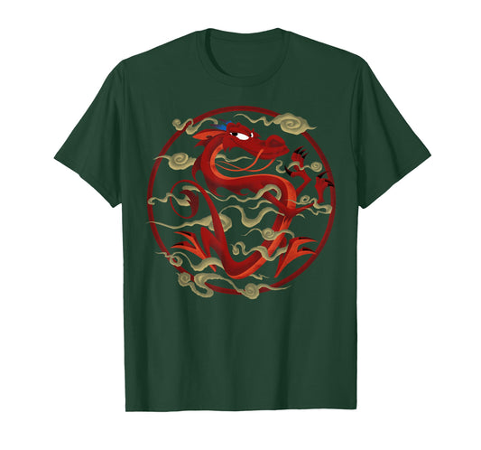 Disney Mulan Mushu Inner Circle Graphic T-Shirt T-Shirt