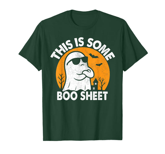Cool Ghost Funny Halloween Costume Spooky Party T-Shirt