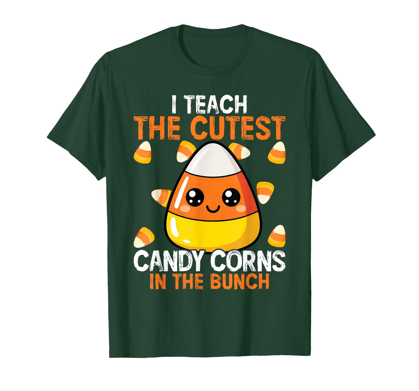 I Teach Cutest Candy Corn in The Patch Teacher Halloween T-Shirt