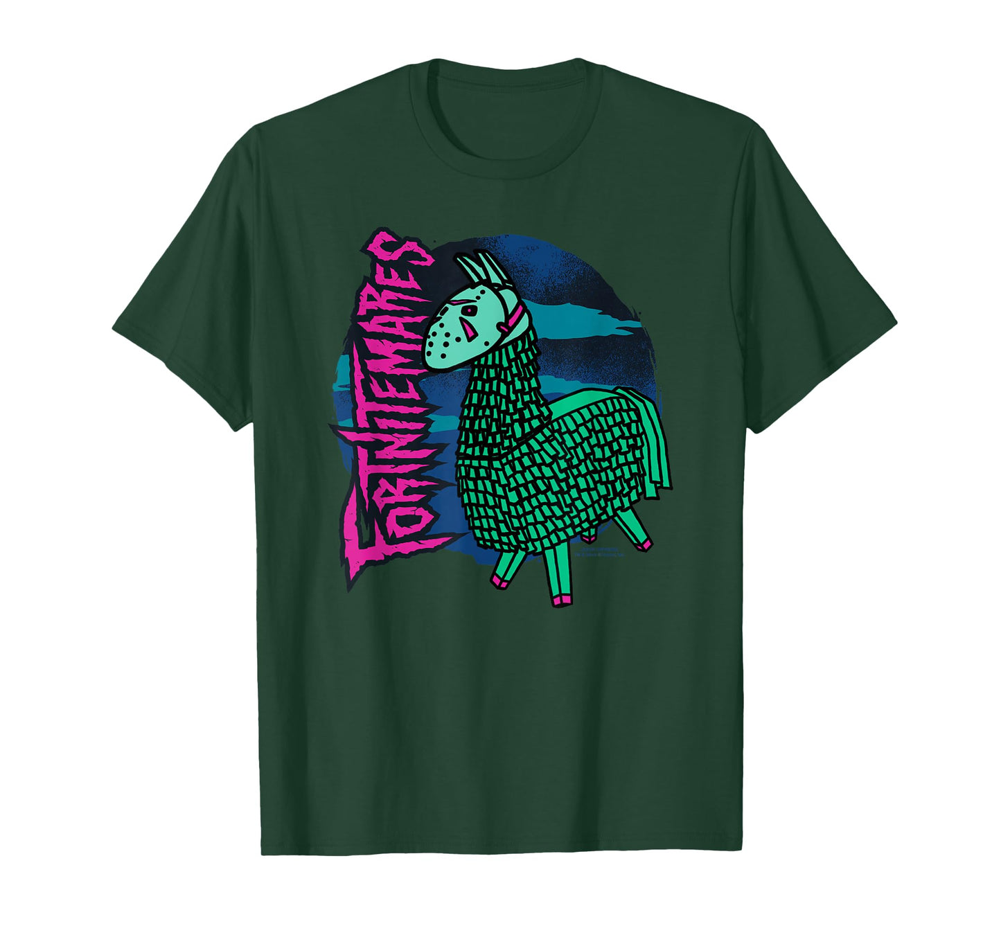 Fortnite Halloween Fortnitemares Loot Llama Jason Mask T-Shirt