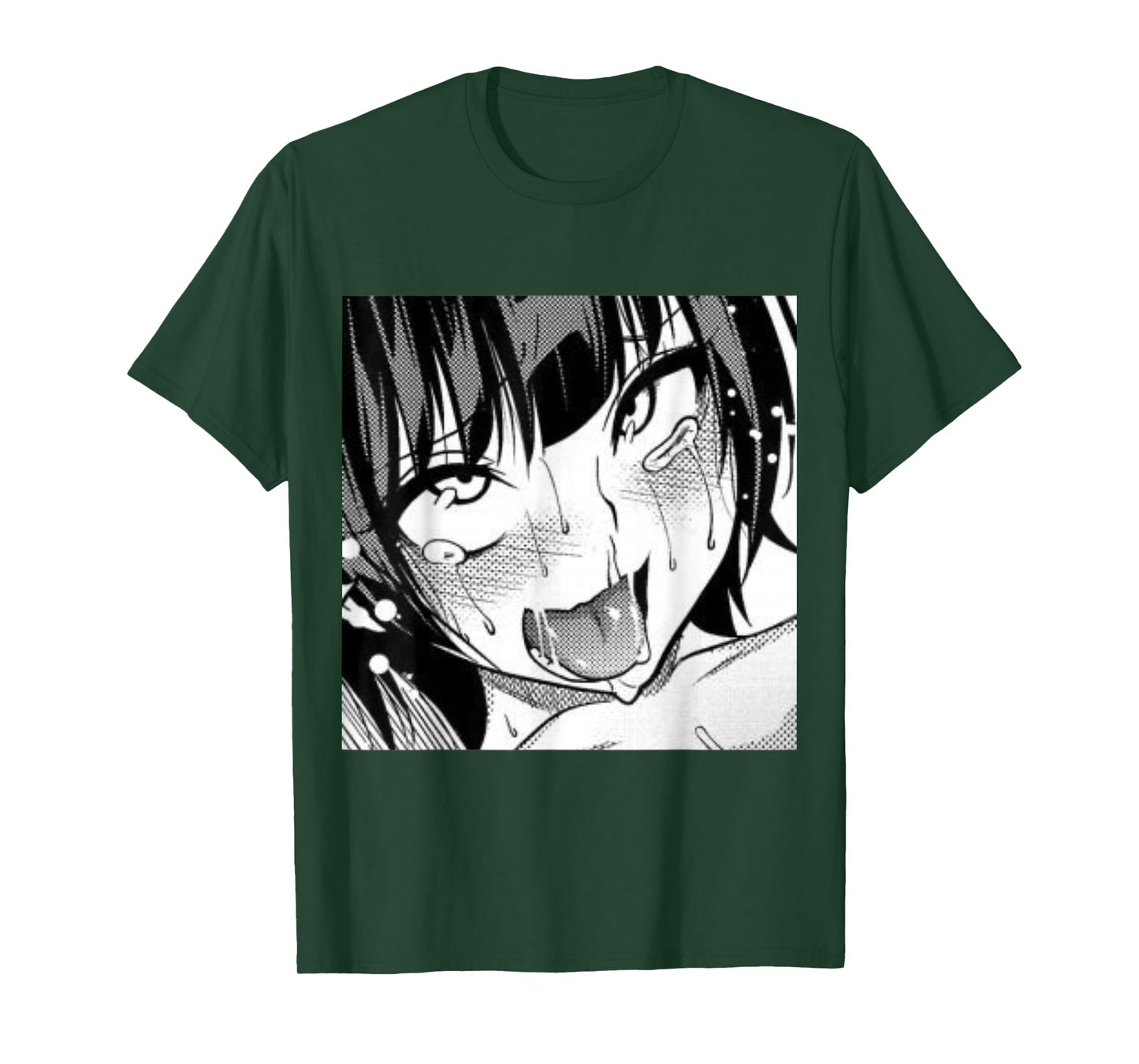Ahegao Anime Girl with Tongue and Hands Out Weeb T-Shirt T-Shirt