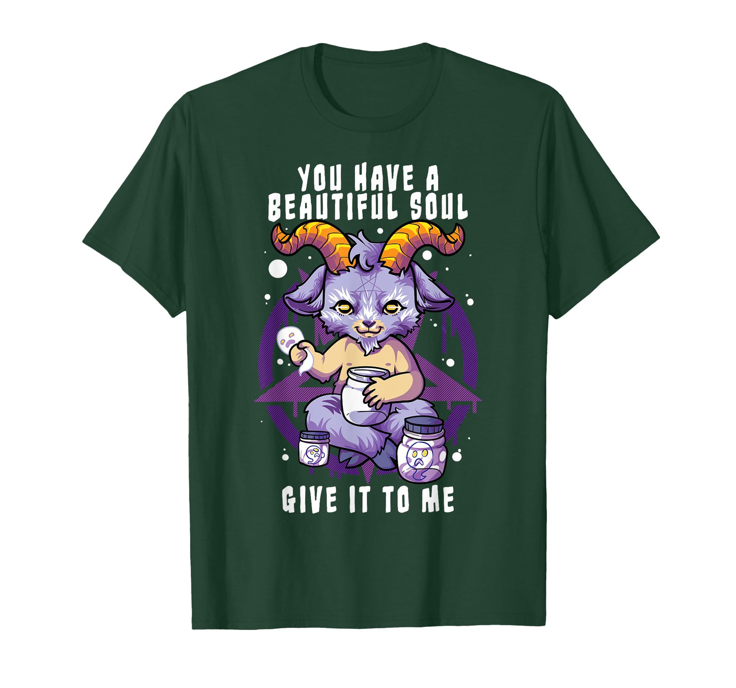 You Have a Beautiful Soul Satanic Baphomet Halloween Costume T-Shirt