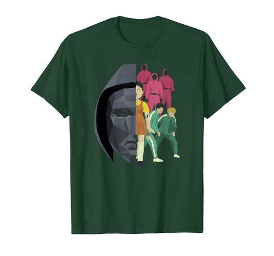 Squid Game Front Man Split Logo T-Shirt