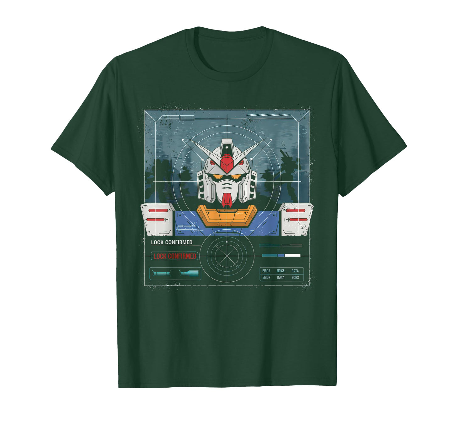 Mecha Tshirt Japanese Mecha Robot Head Anime Art Ukiyo-E T-Shirt