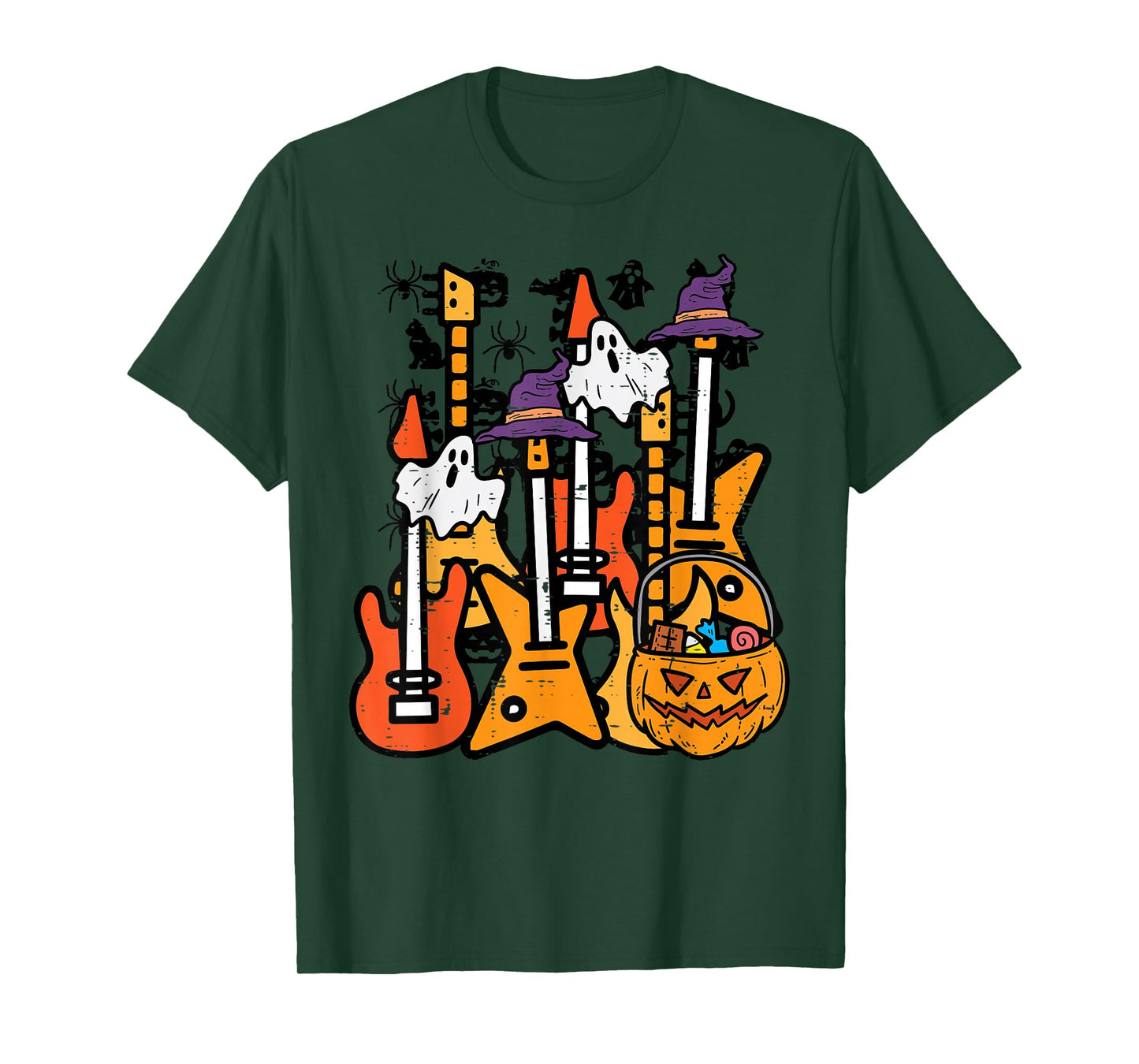 Halloween Rocker Guitars Rock Costume Men Boys Kids Youth T-Shirt