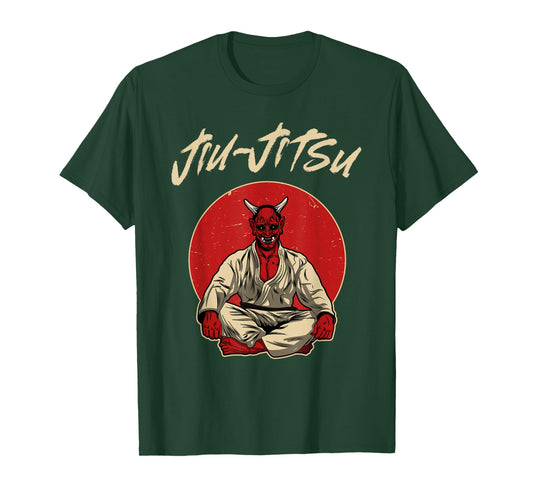 Japanese Oni Demon - Brazilian Jiu-Jitsu, MMA, BJJ T-Shirt