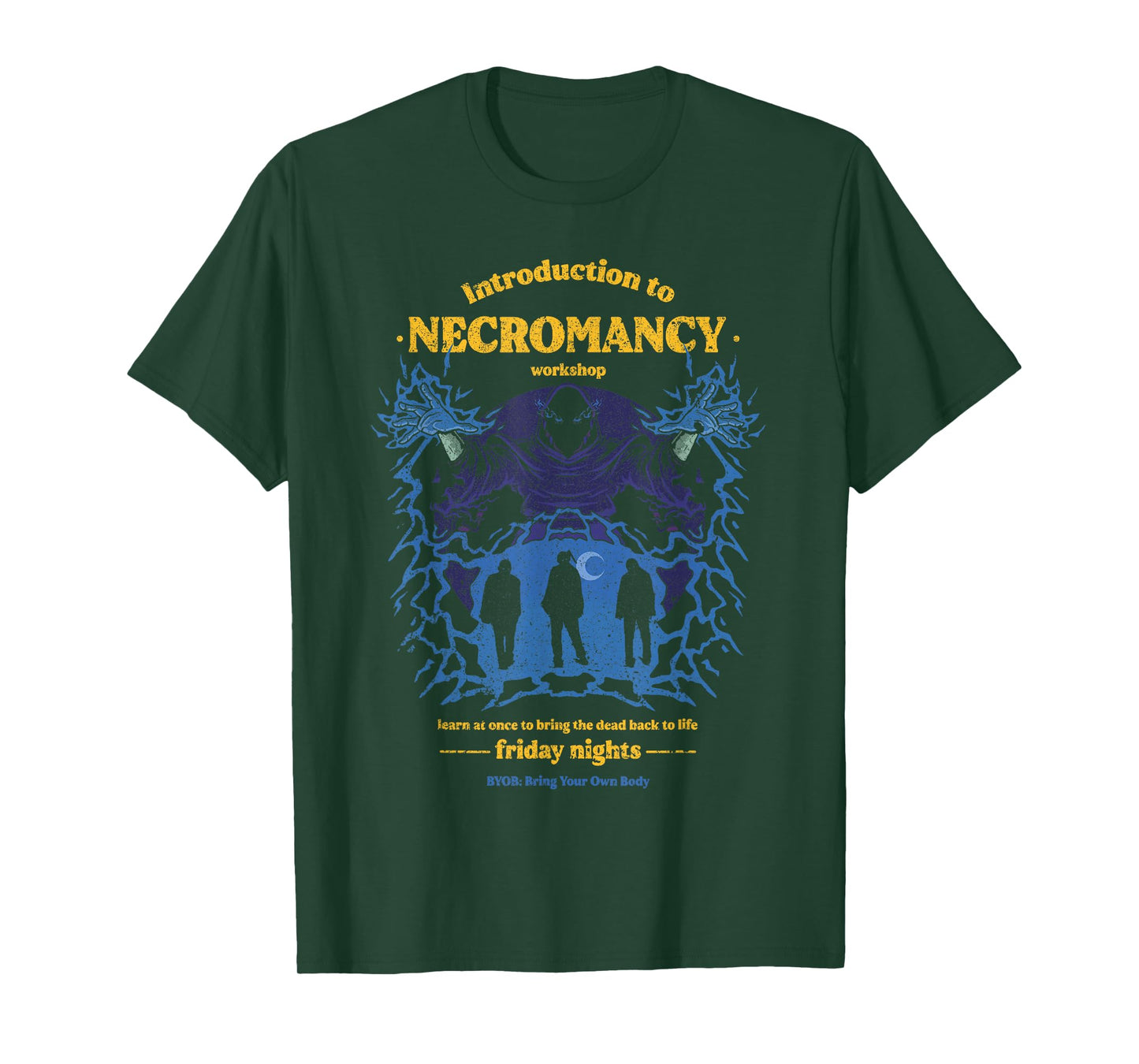 Necromancy Workshop Supernatural Pagan Occult Necromancer T-Shirt
