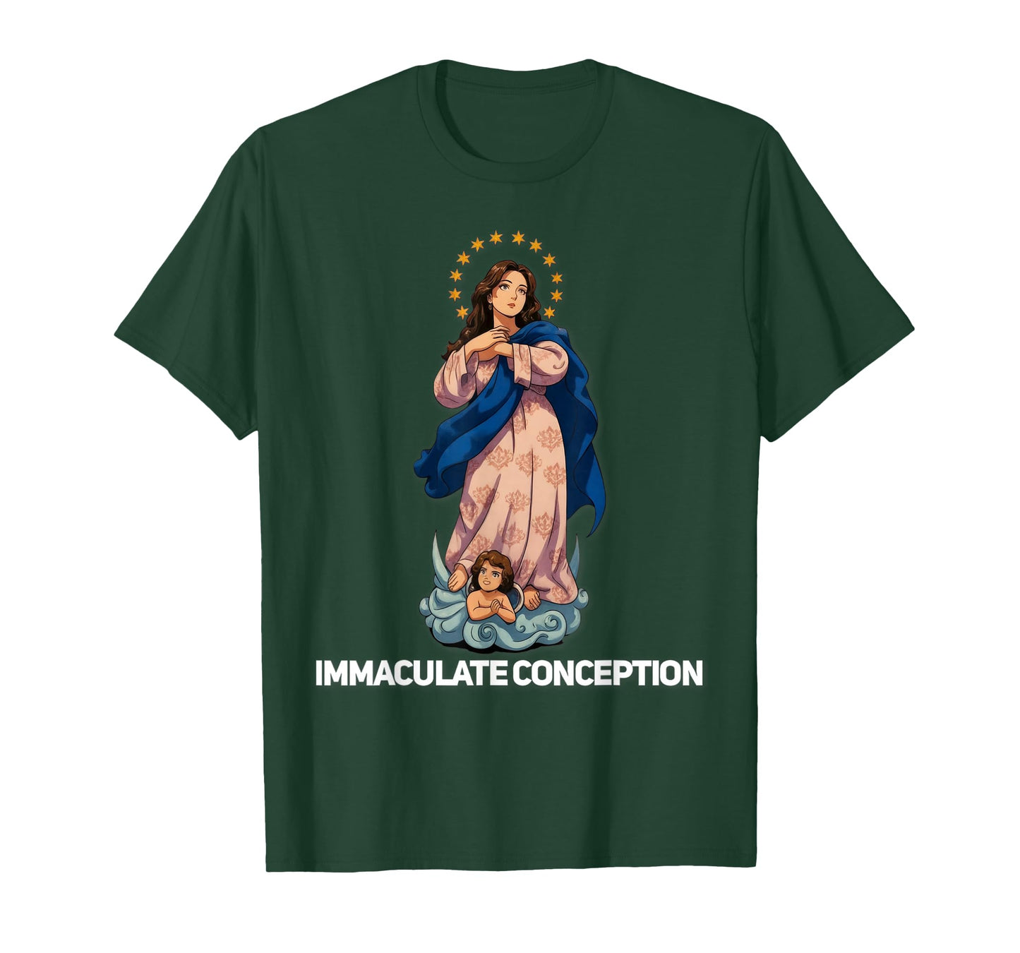 Immaculate Conception Mary Breviarium Traditional Catholic T-Shirt