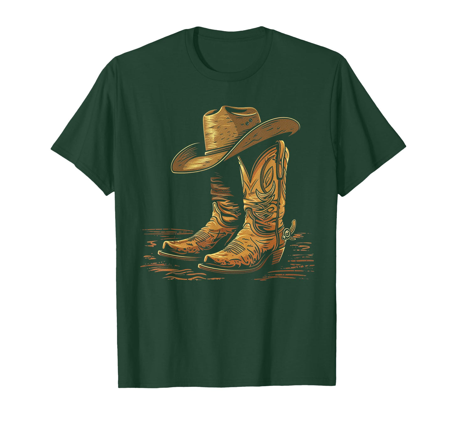Howdy Cowboy Western Men Rodeo Texas Shirts T-Shirt