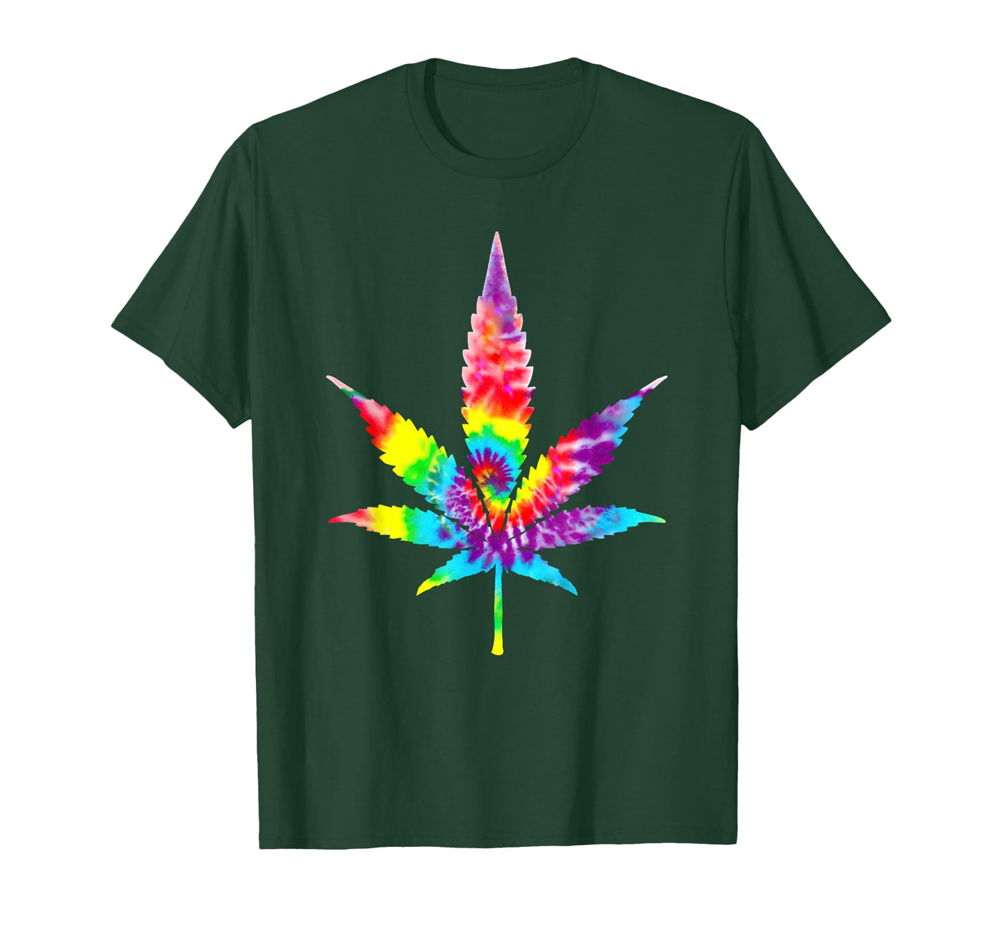 Tie Dye Weed Magic Mushrooms Cannabis 420 Trippy Hippie Gift T-Shirt