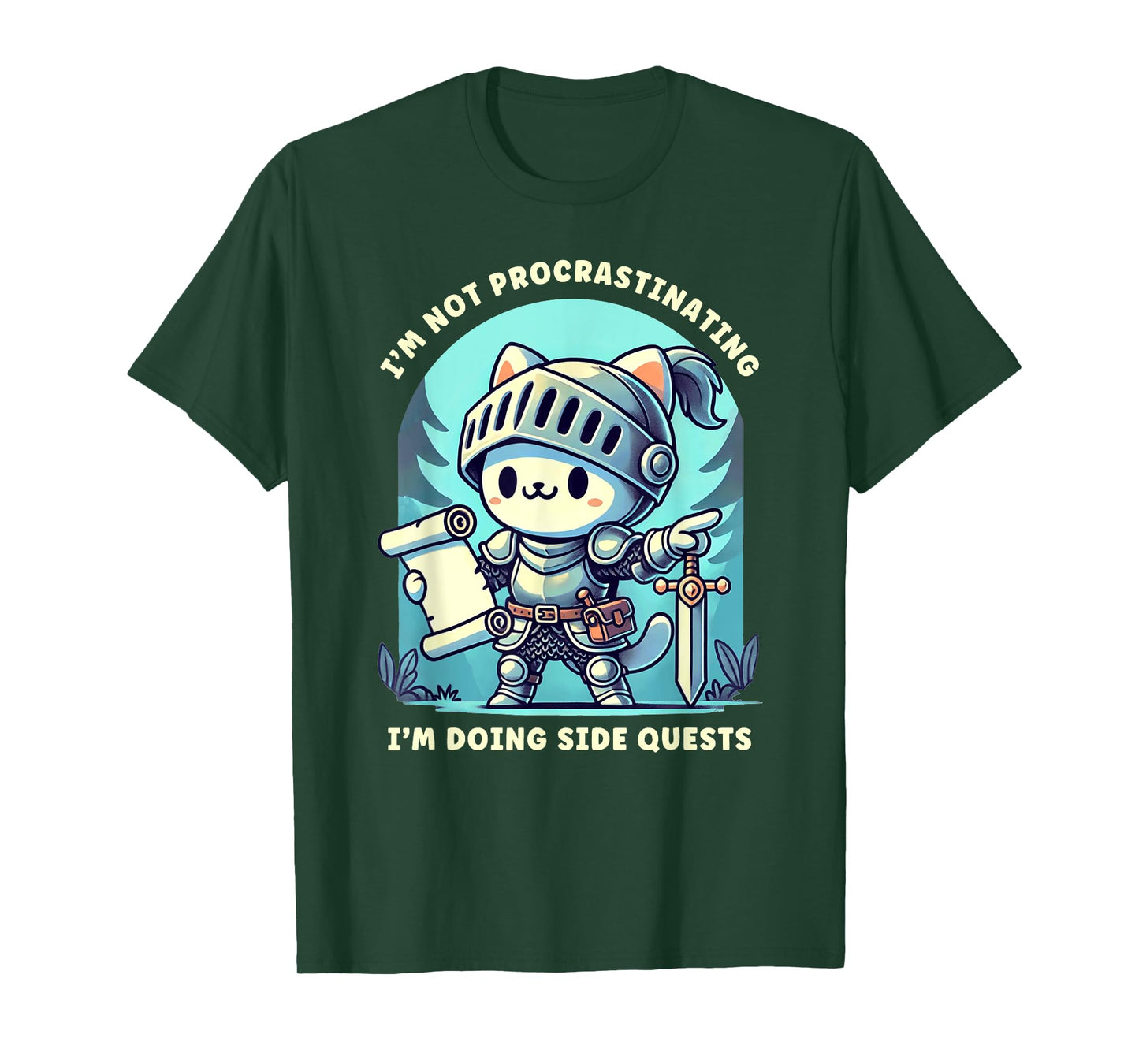 I'm Not Procrastinating I'm Doing Side Quests Gamer T-Shirt