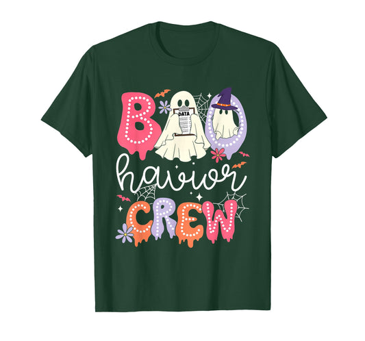 Boo-Havior Crew Behavior Analyst Halloween Therapy T-Shirt