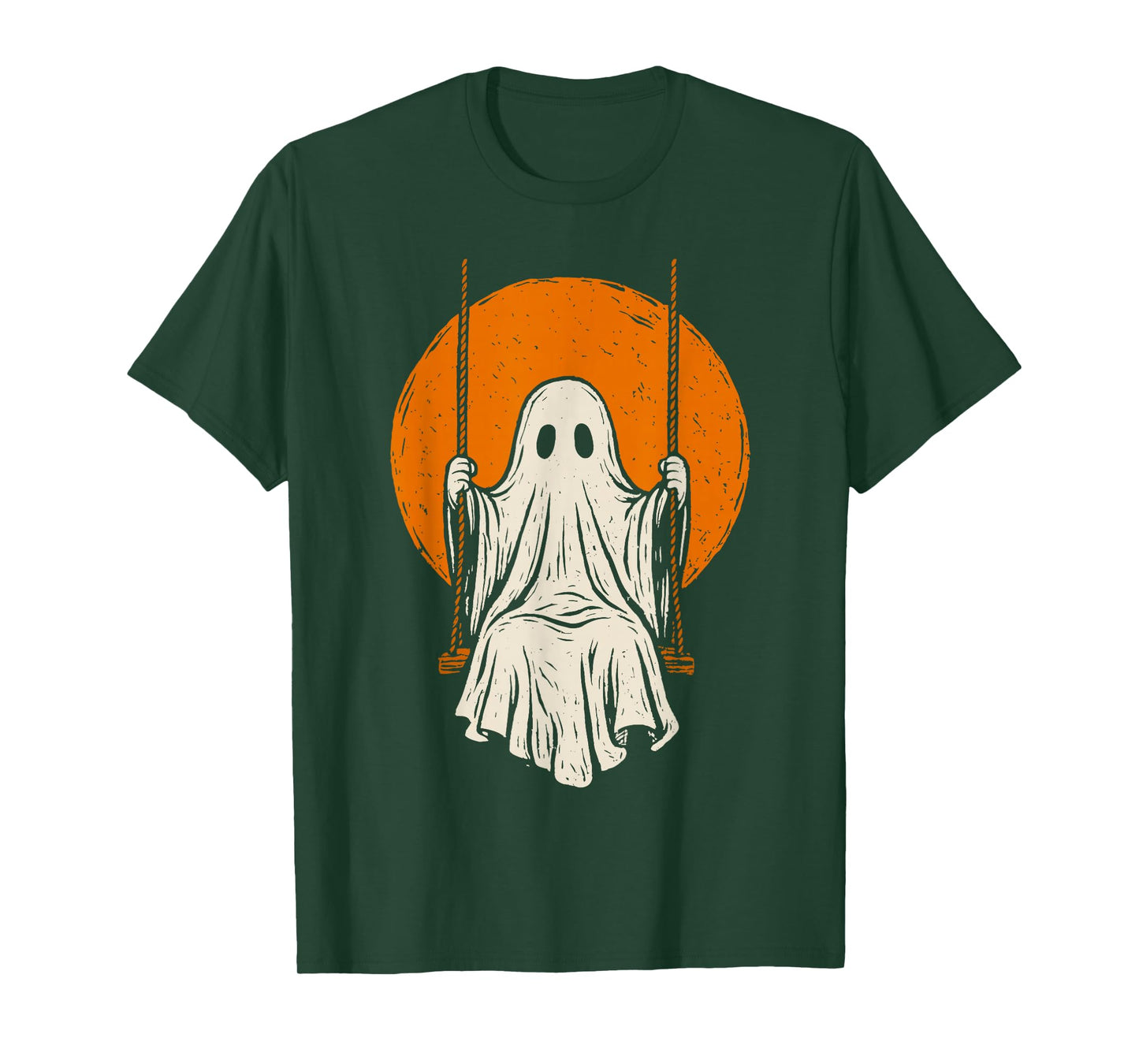 Retro Vintage Ghost Swing Halloween Costume Men Women Kids T-Shirt