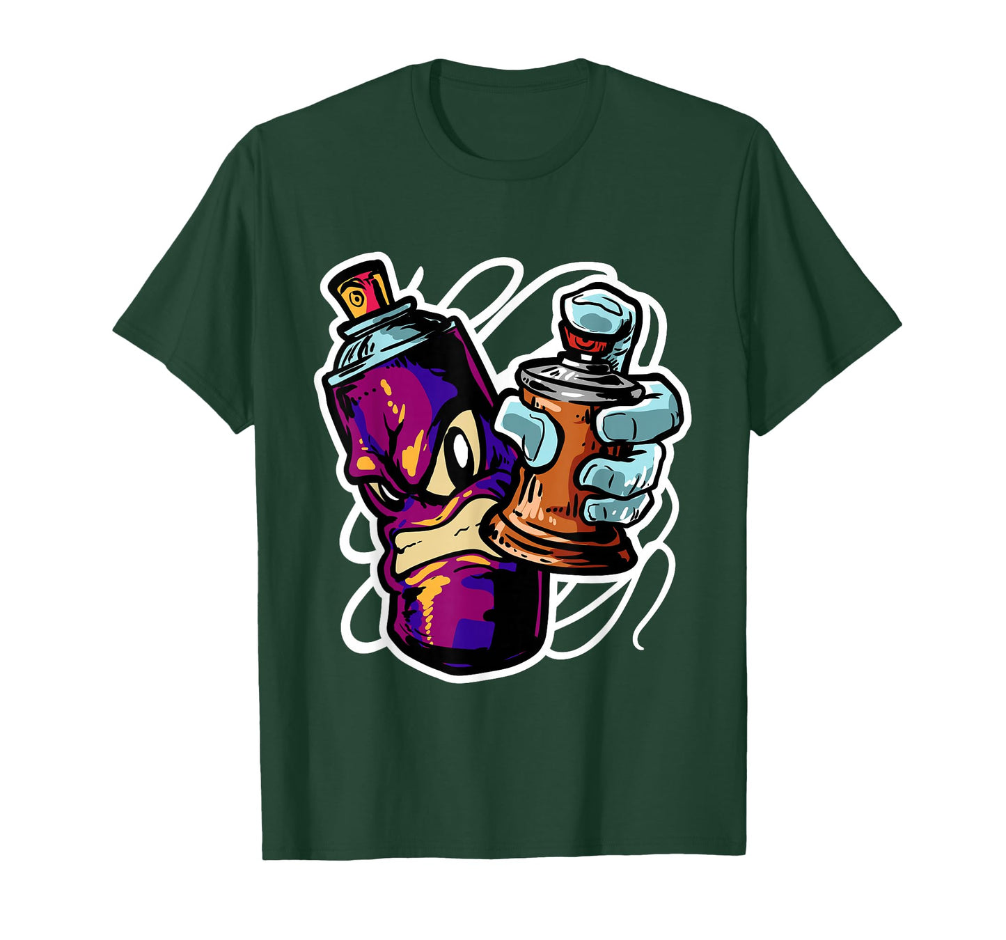 Graffiti Sprayer Street Artist Fat Cap Spray Can T-Shirt
