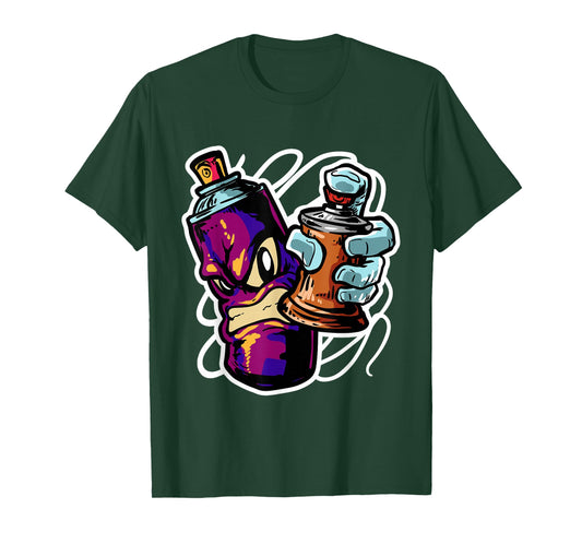 Graffiti Sprayer Street Artist Fat Cap Spray Can T-Shirt