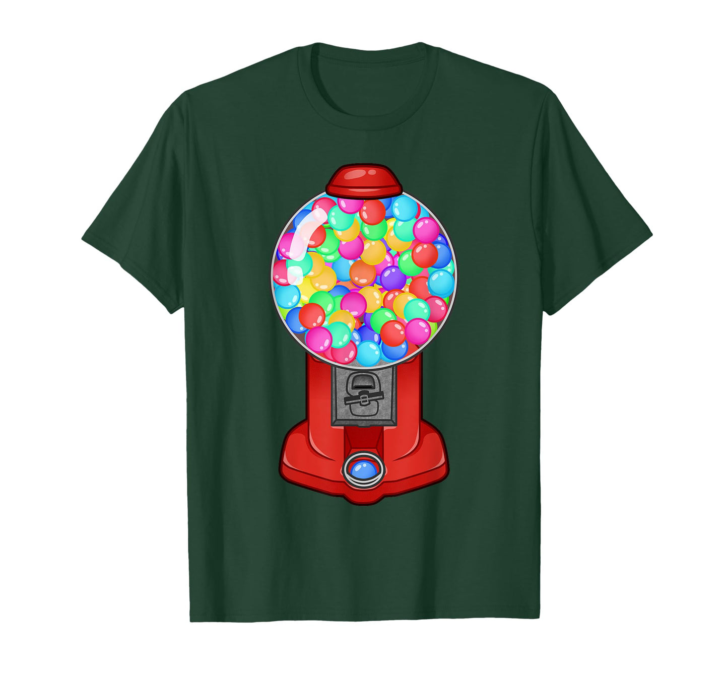 Funny Gumball Machine Halloween Gum Dispenser Easy Costume T-Shirt