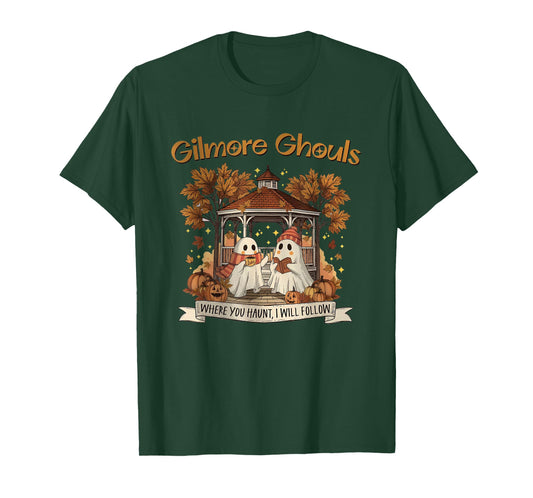 Gilmore Ghouls Where You Haunt I Will Follow Halloween Ghost T-Shirt