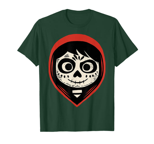 Disney Pixar Coco Miguel Sugar Skull Portrait T-Shirt