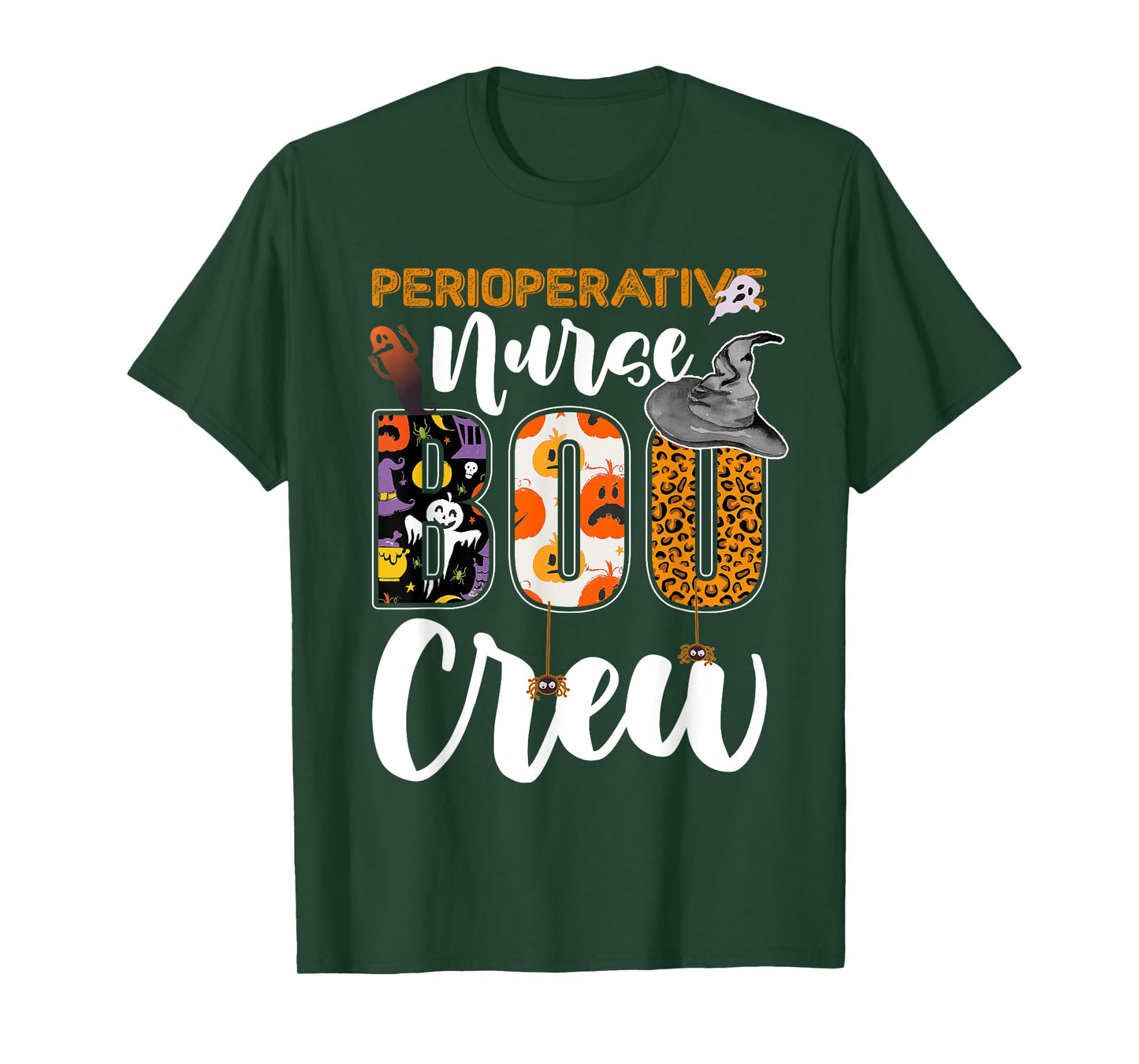 Perioperative Nurse Boo Crew Halloween Matching RN T-Shirt