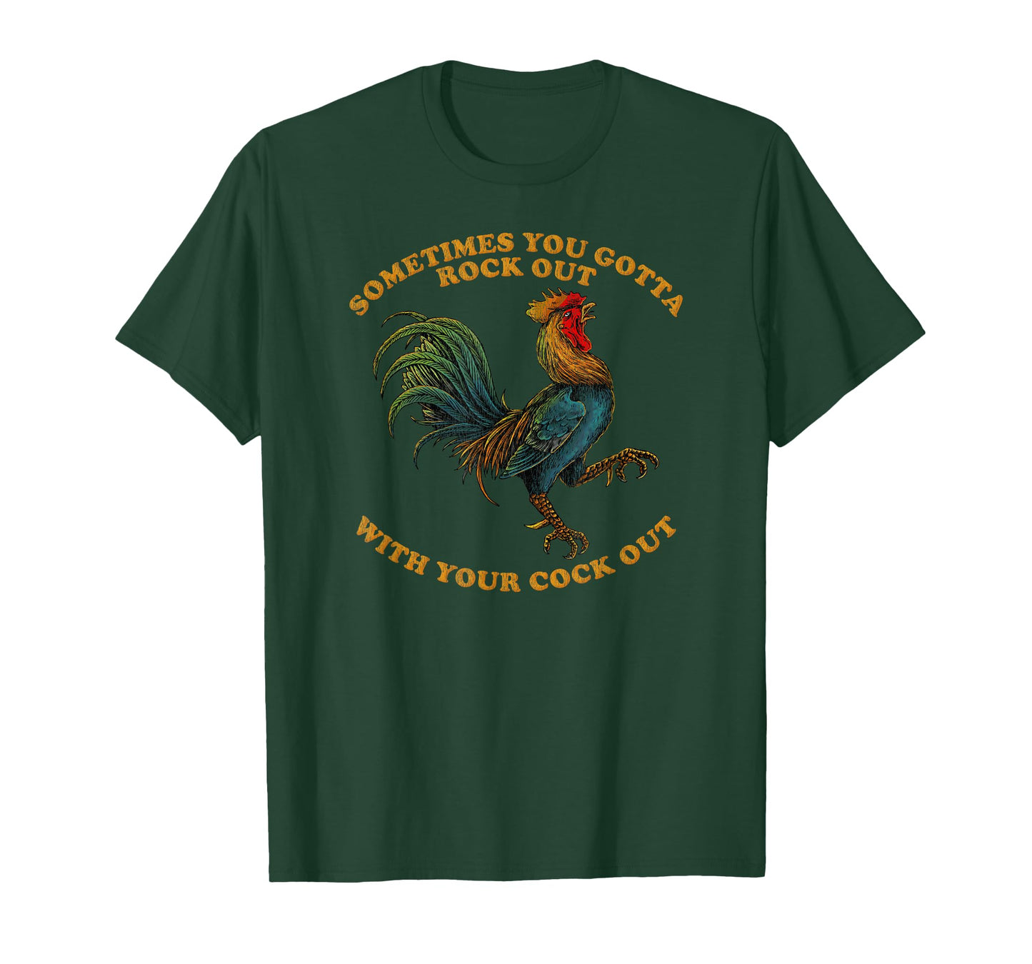 ROCK OUT WITH YOUR COCK OUT Shirt Funny Gift T-Shirt