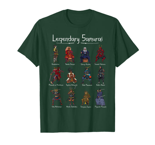 Japanese Martial Arts - Legendary Samurai T-Shirt