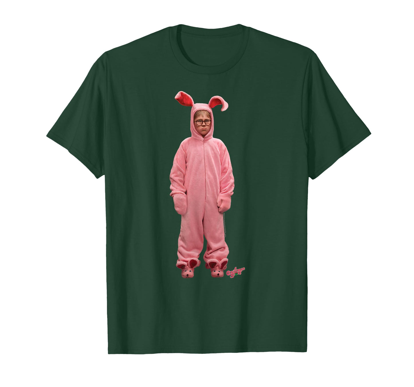 A Christmas Story Ralphie Pink Bunny Pink Nightmare T-Shirt