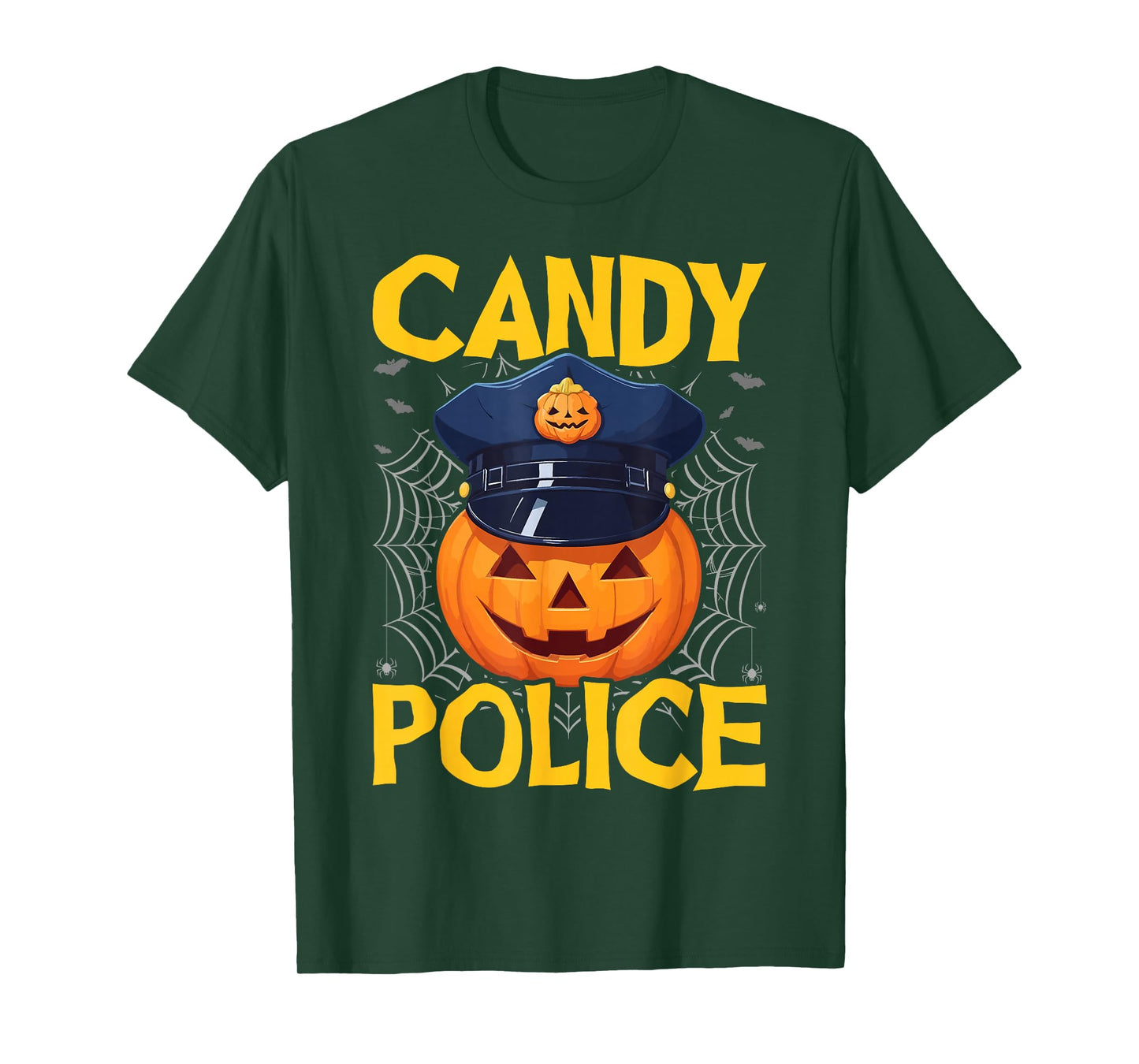 Candy Police Halloween Party Trick or Treat Security Funny T-Shirt