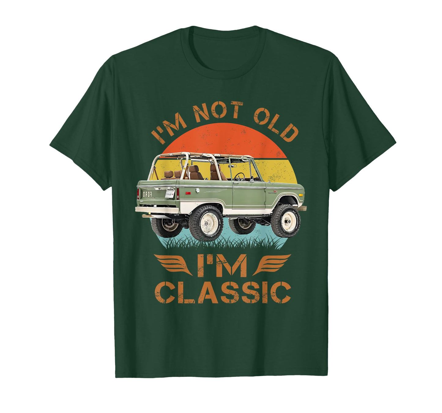 Classic bronco 1969 green T-Shirt