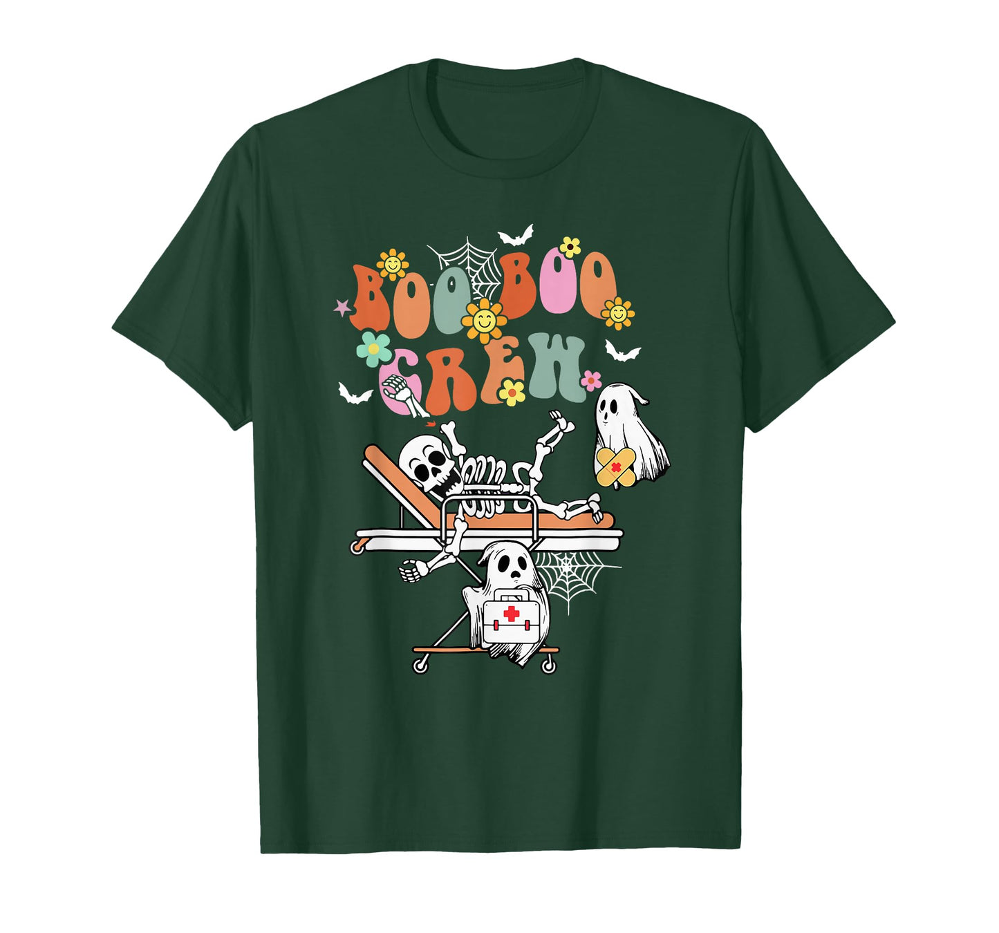 Boo Boo Crew Ghost Halloween Nurse T-Shirt