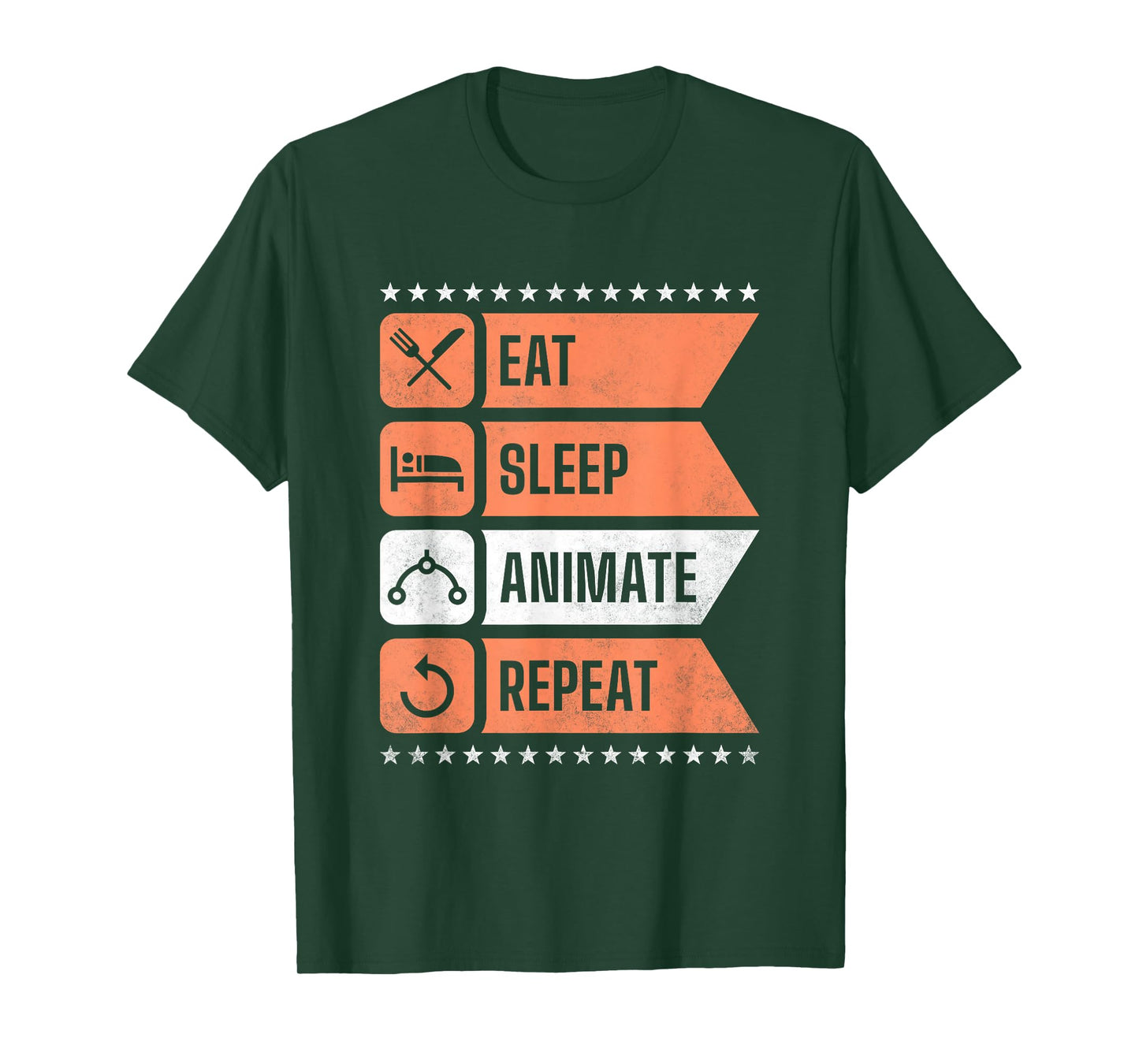 Eat Sleep Animate Repeat T-Shirt