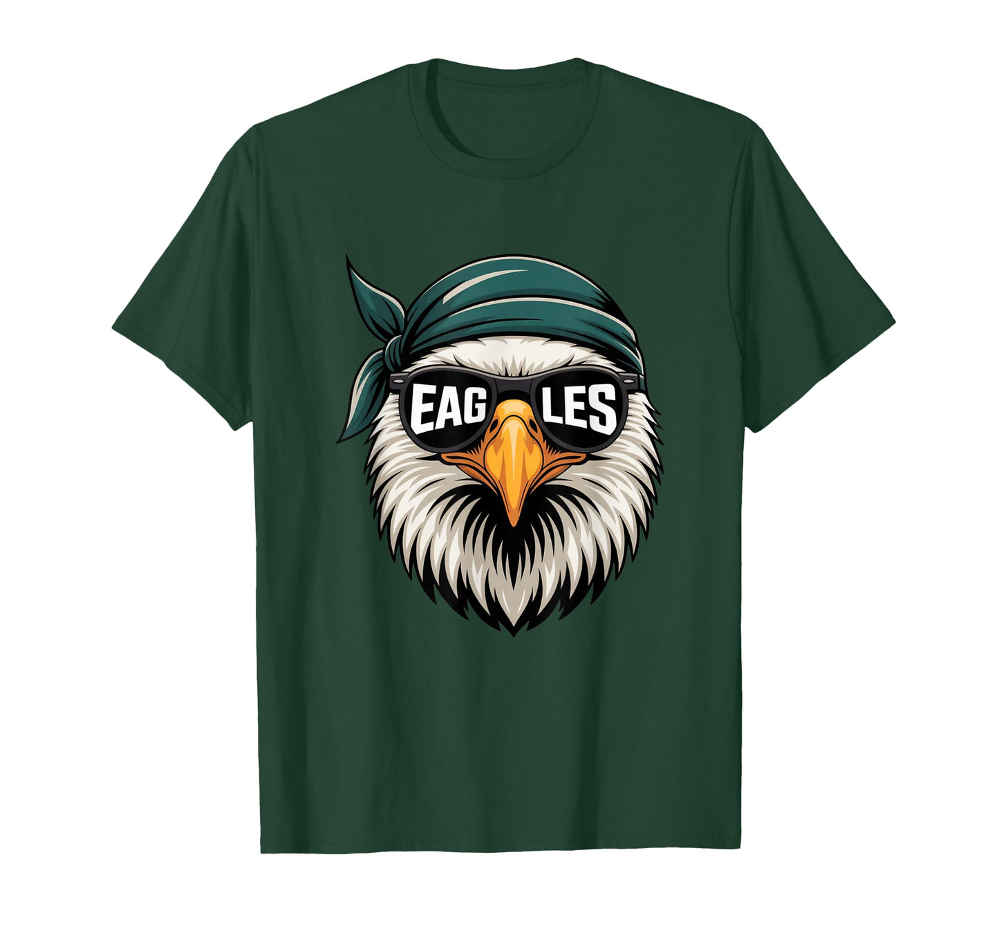 Cool Eagle with Sunglasses Men Women Kids T-Shirt