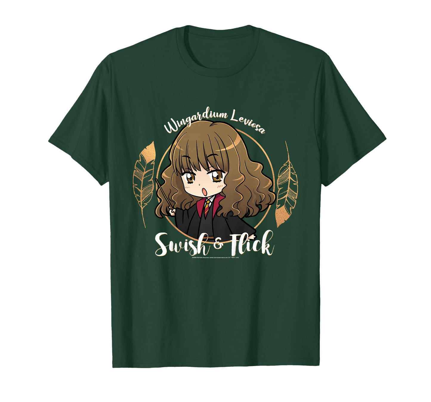 Kids Harry Potter Hermione Granger Swish and Flick Anime Portrait T-Shirt