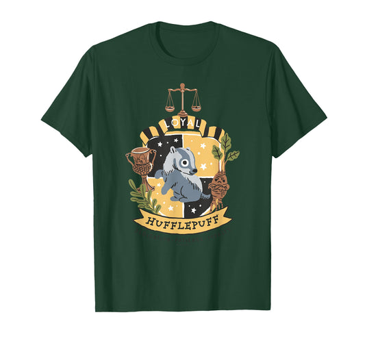 Harry Potter: Deathly Hallows 2 Loyal Hufflepuff Badge T-Shirt