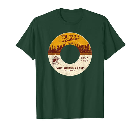 Disney Oliver & Company Records "Why Should I Care" Dodger T-Shirt