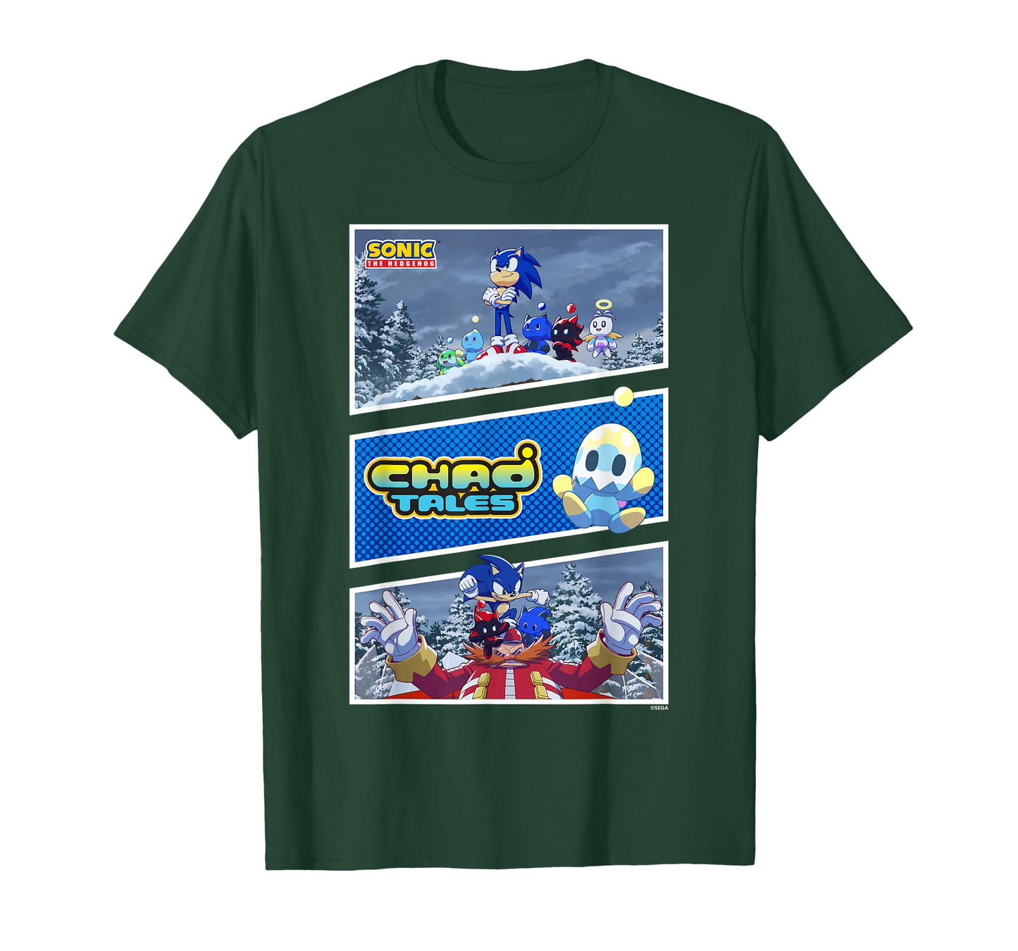 Sonic The Hedgehog - Chao Tales Sonic vs. Dr. Eggman T-Shirt