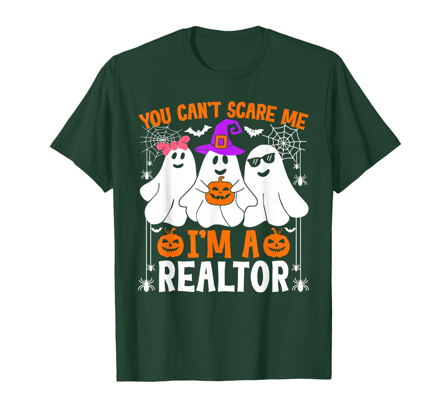 You Can't Scare Me I'm A Realtor Halloween Costume T-Shirt