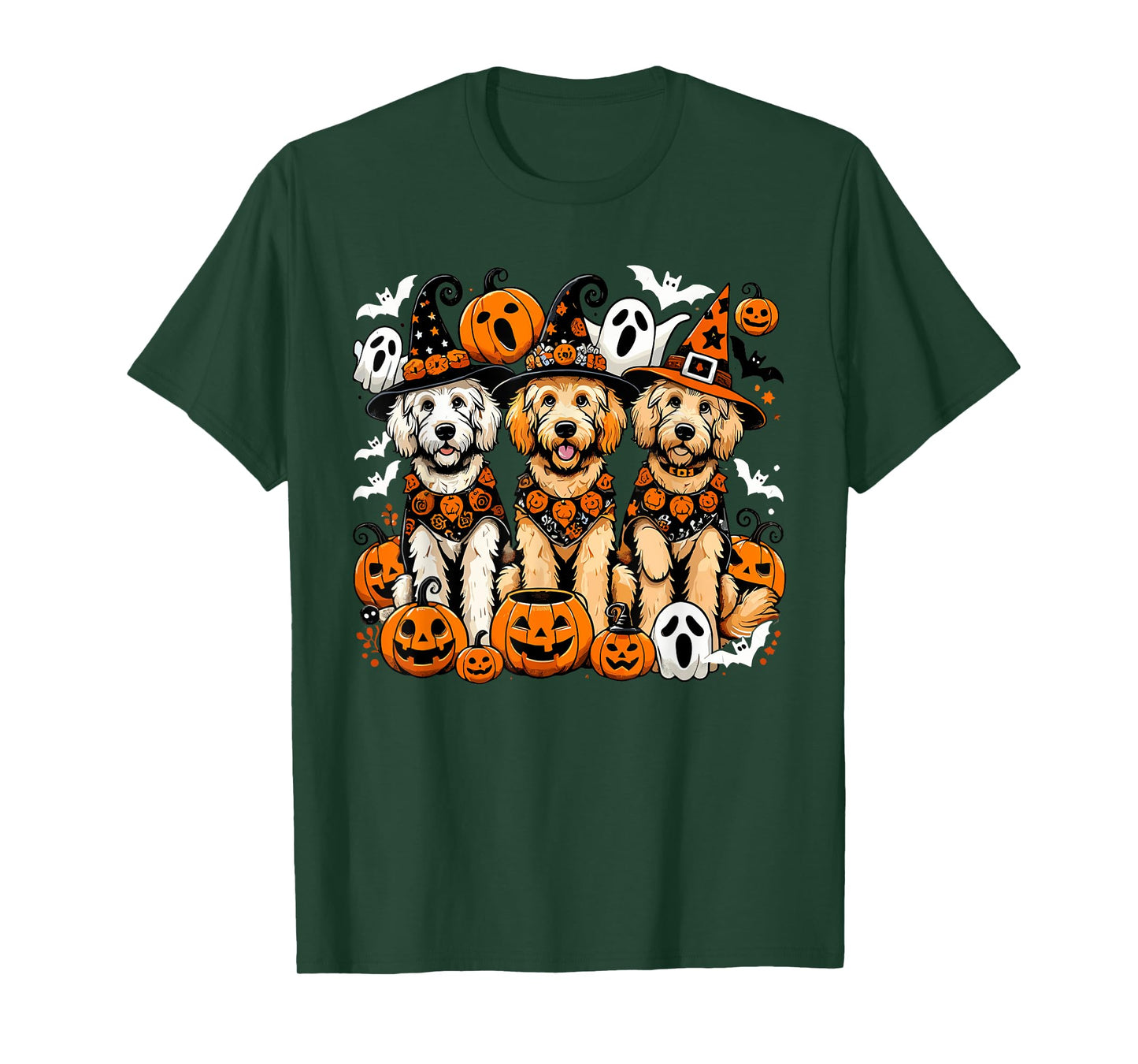 Golden Doodle Halloween Costume, Dog Ghost T-Shirt