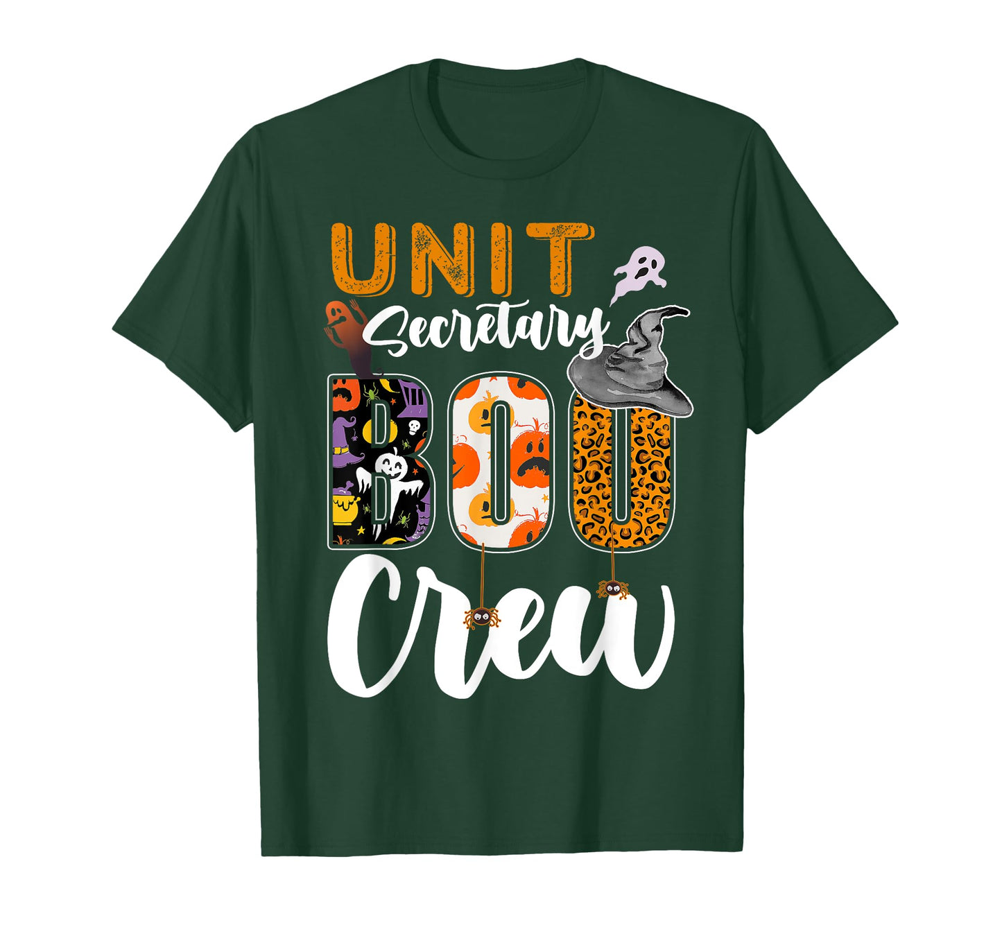 Unit Secretary Boo Crew Halloween Matching Hospital T-Shirt