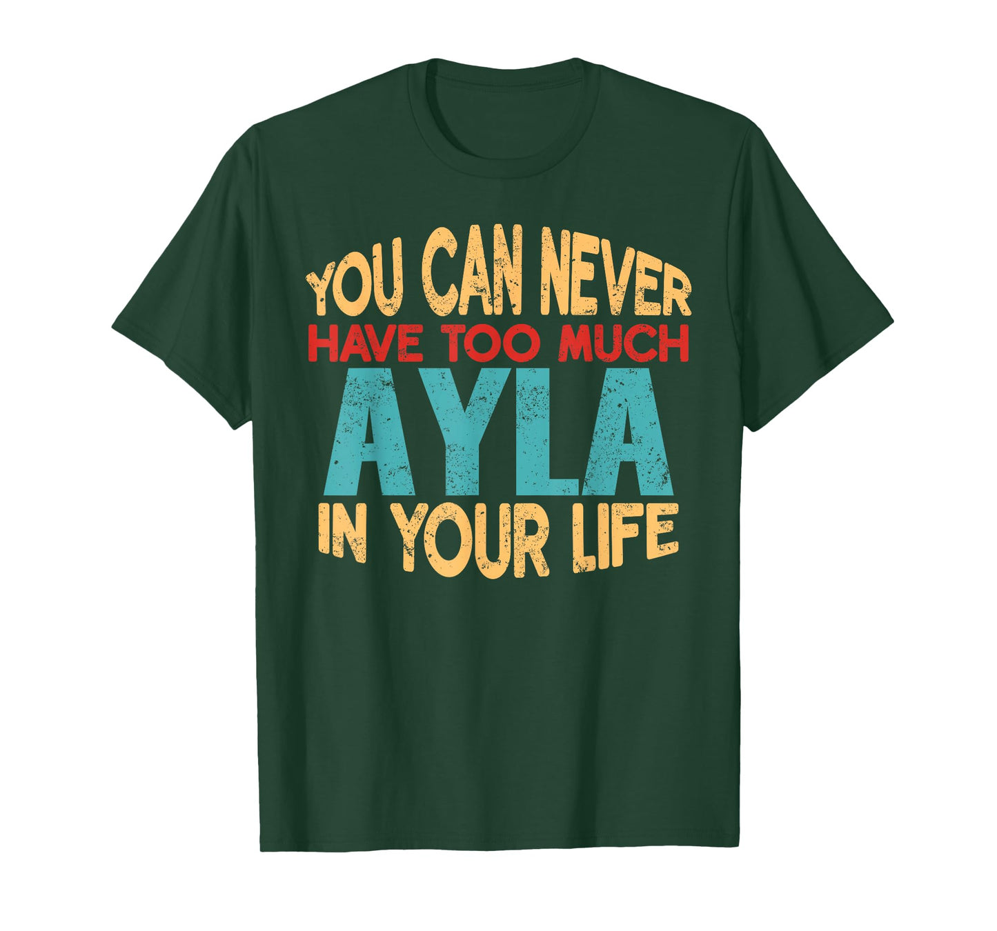 Funny Ayla Personalized Tshirt First Name Joke Item T-Shirt