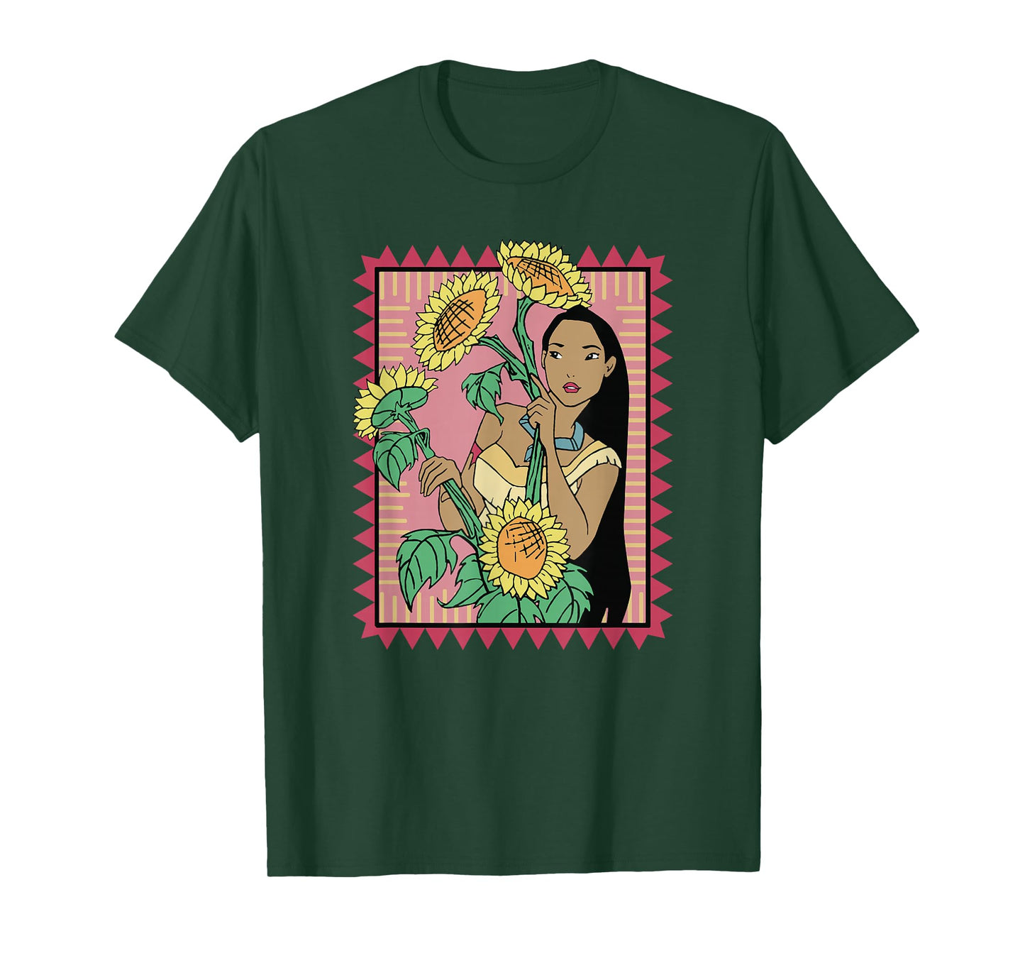 Disney Pocahontas Sunflowers Movie Still T-Shirt