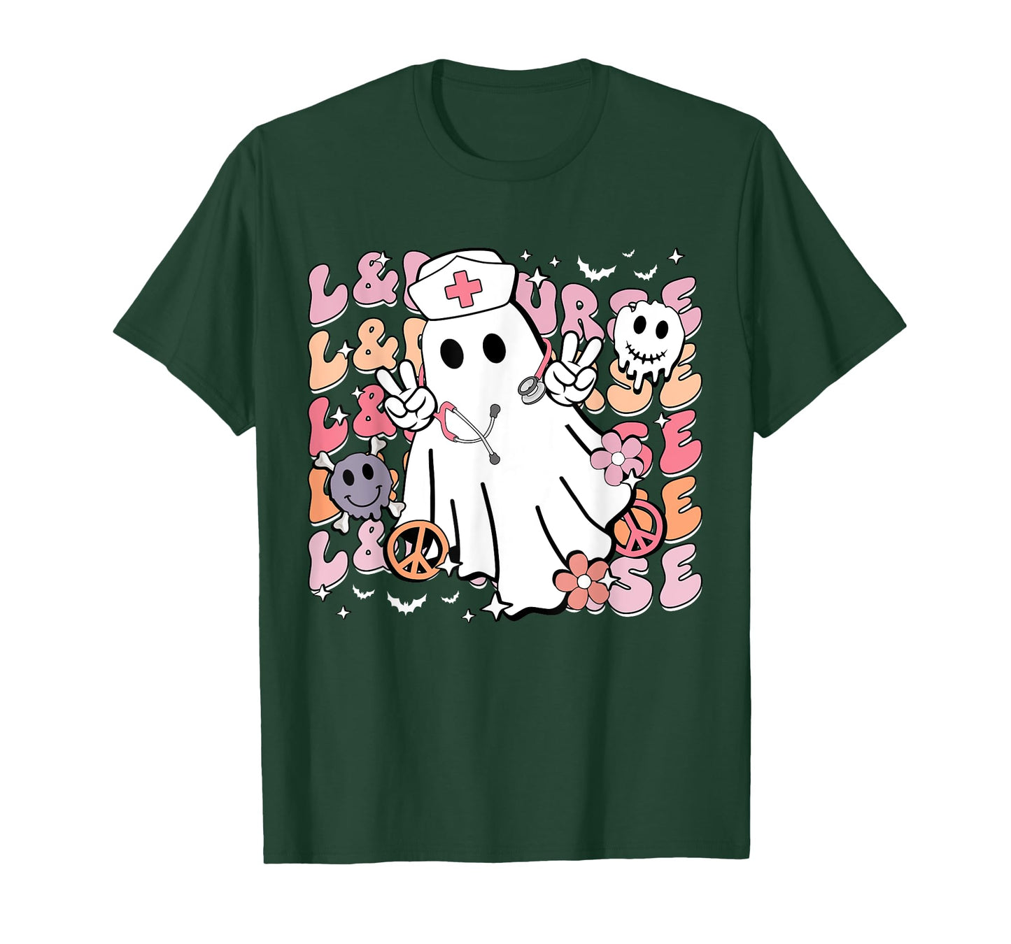 Groovy Labor & Delivery Funny Halloween Costume L&D Nurse T-Shirt
